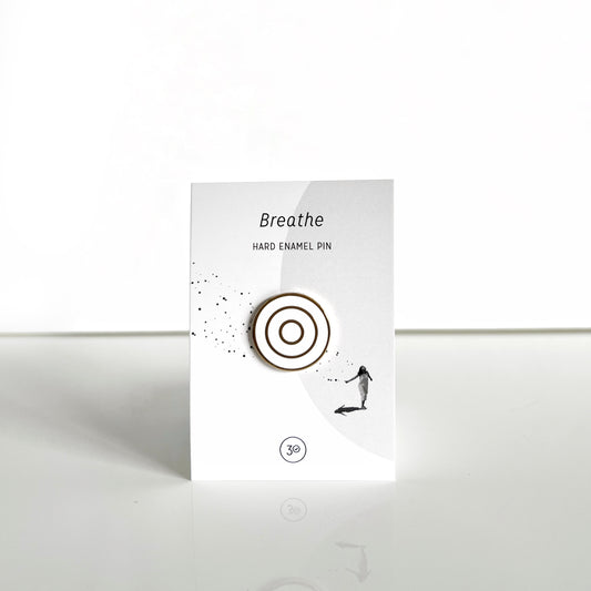 "Breathe" Hard Enamel Pin