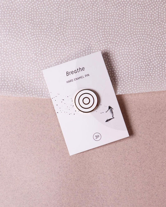 "Breathe" Hard Enamel Pin